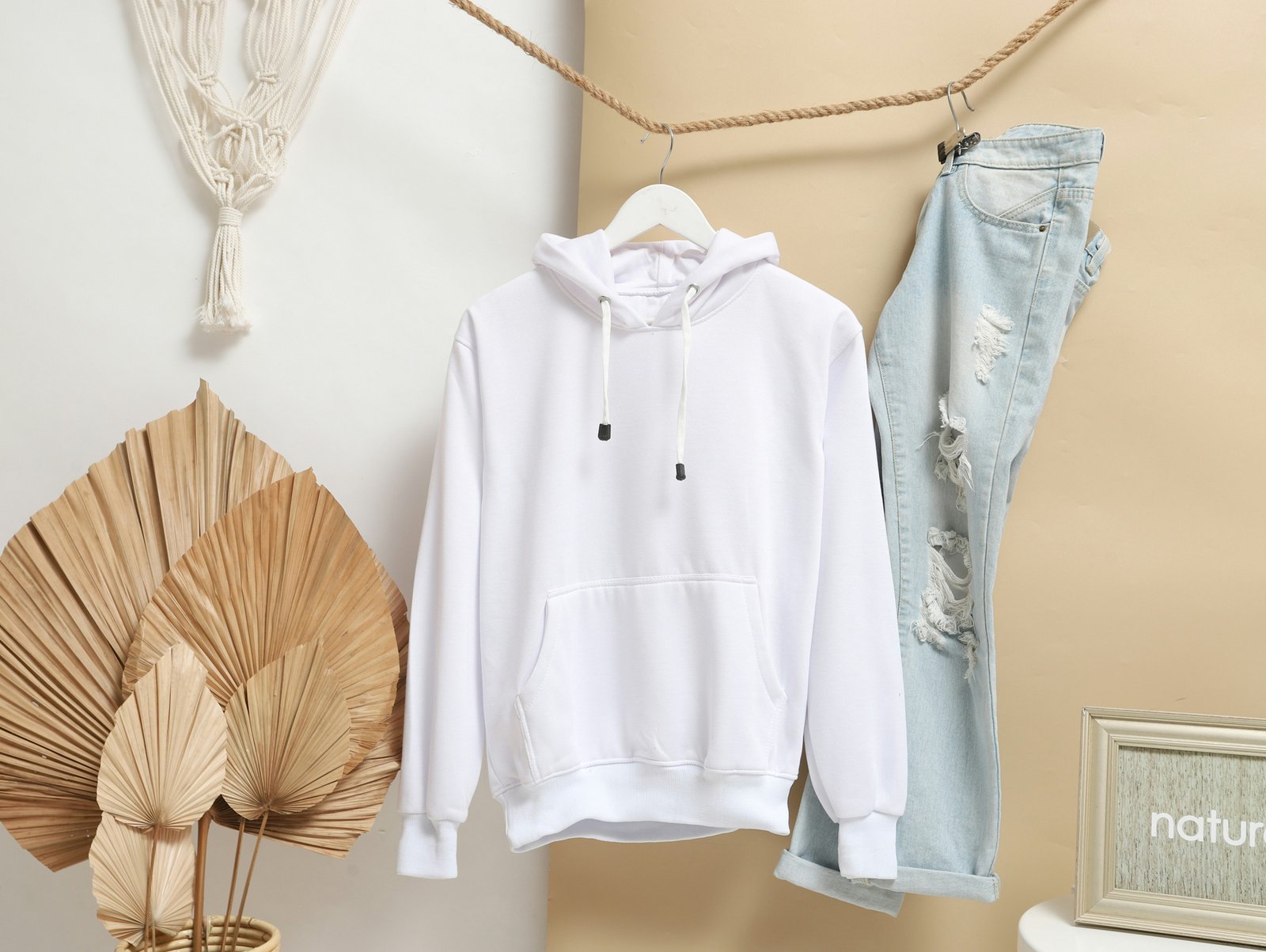 Shirt mit Fleck unterwegs