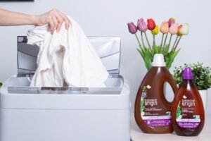 Waschmittel für Kleidung im Haushalt